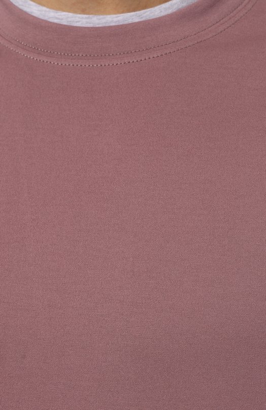 фото Хлопковая футболка brunello cucinelli