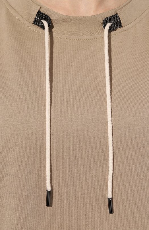 фото Хлопковая футболка brunello cucinelli