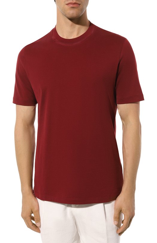 фото Хлопковая футболка brunello cucinelli