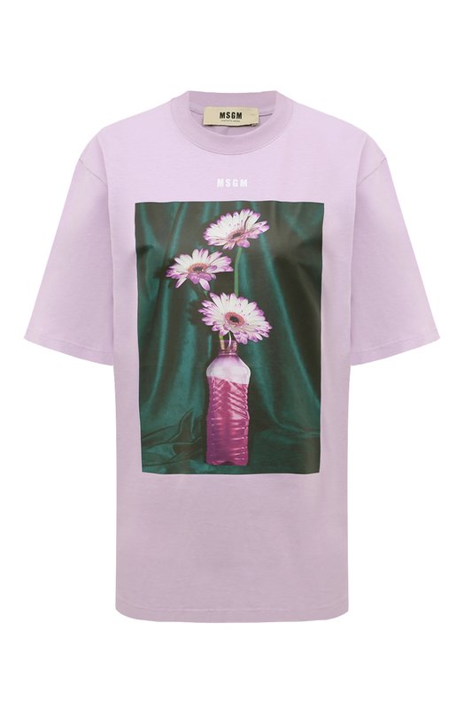 фото Хлопковая футболка msgm