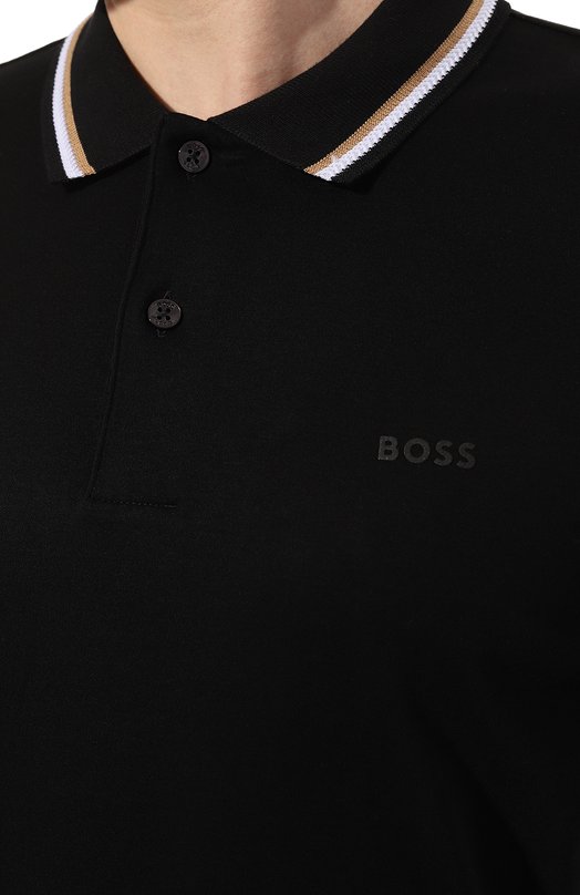 фото Хлопковое поло boss