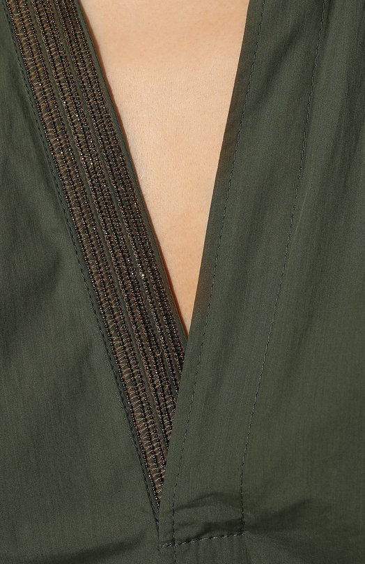 фото Хлопковое платье brunello cucinelli