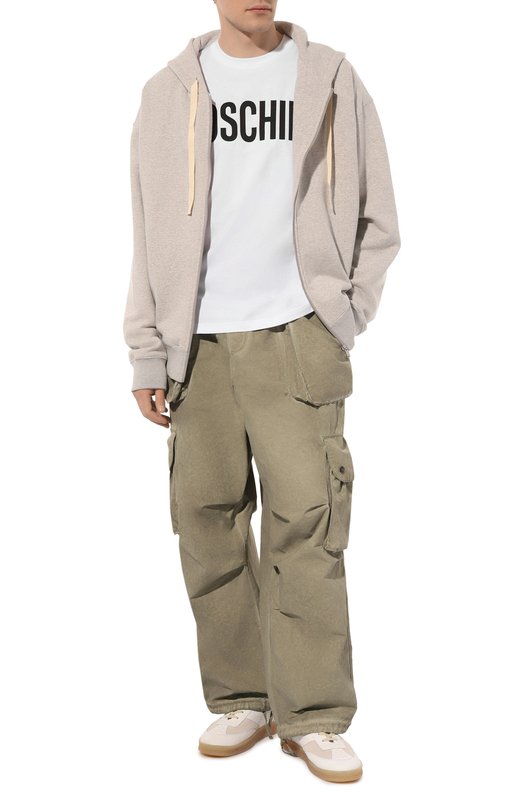 фото Хлопковая футболка moschino