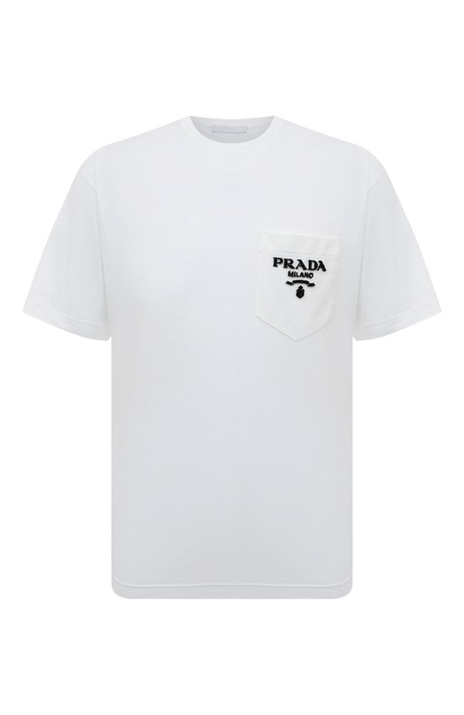 фото Хлопковая футболка prada