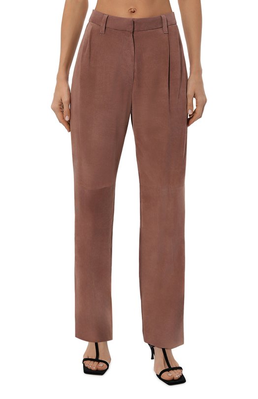 фото Замшевые брюки brunello cucinelli