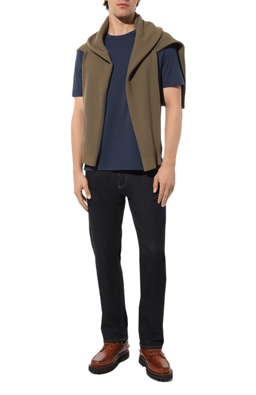 фото Хлопковая футболка canali