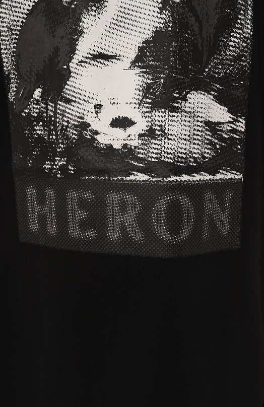 фото Хлопковая футболка heron preston
