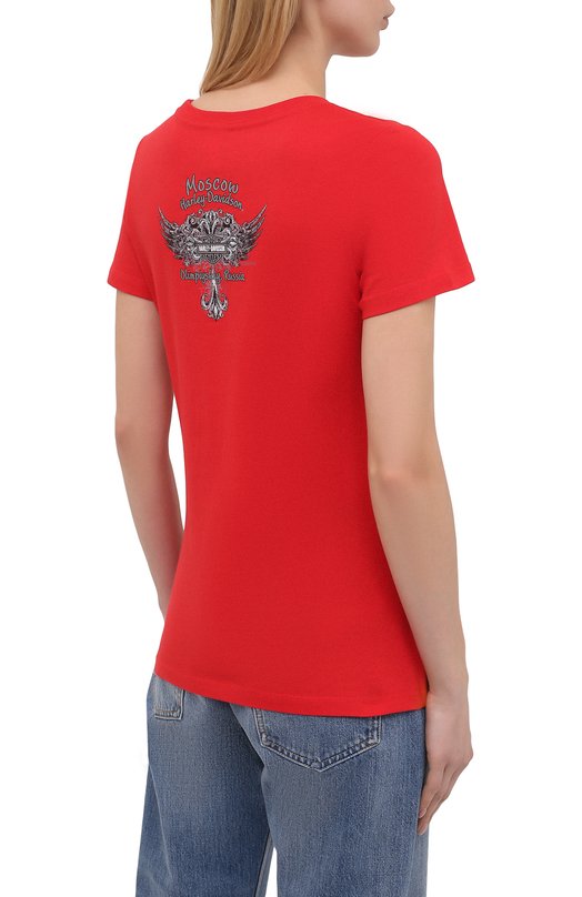 фото Хлопковая футболка harley-davidson