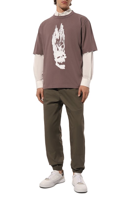 фото Хлопковая футболка heron preston