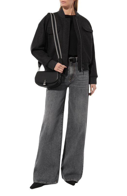 фото Кожаная сумка mila medium michael michael kors