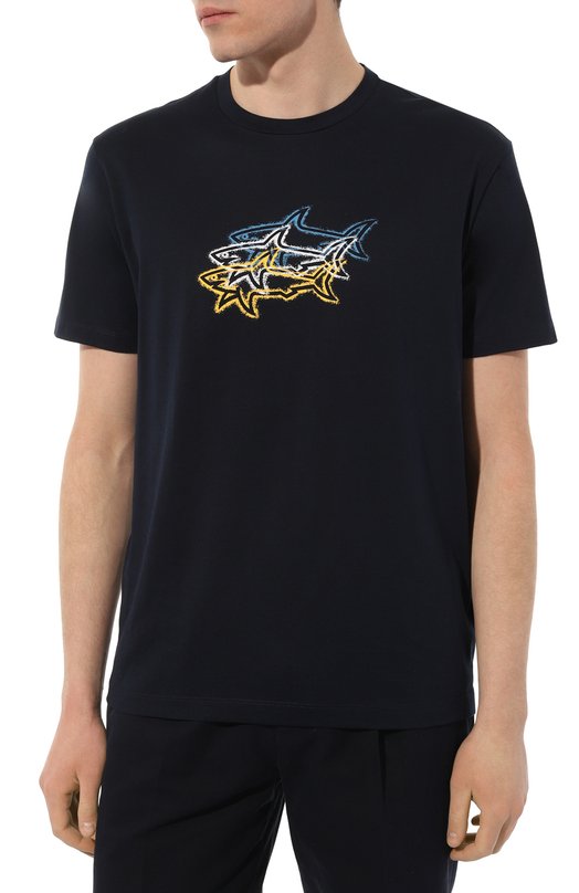 фото Хлопковая футболка paul&shark