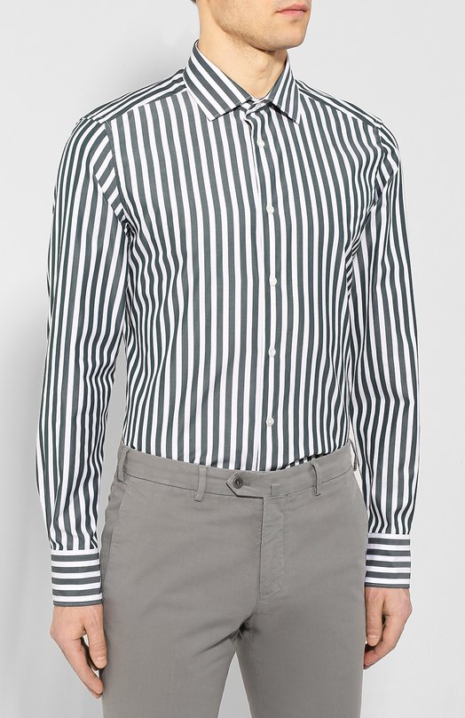 фото Хлопковая рубашка ermenegildo zegna