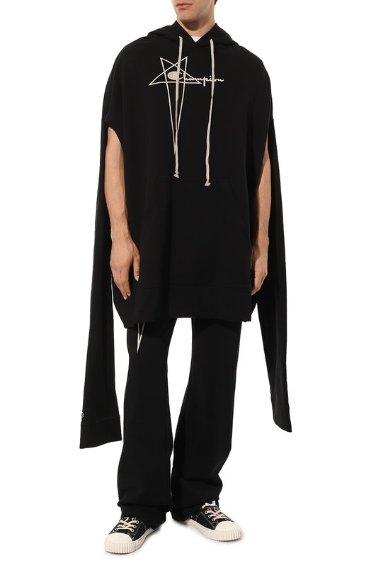 фото Хлопковое худи rick owens x champion rick owens