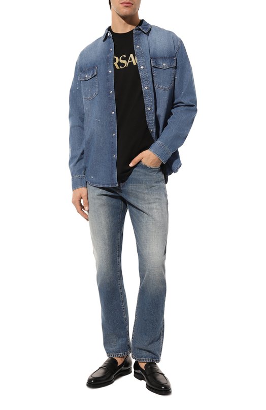 фото Хлопковая футболка versace