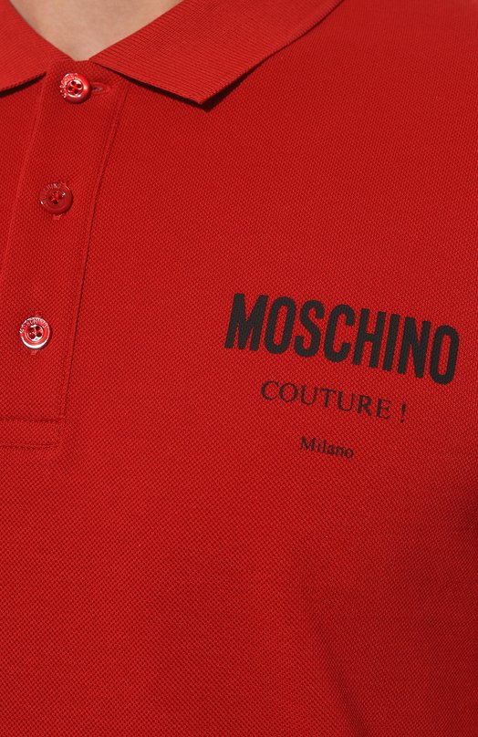 фото Хлопковое поло moschino