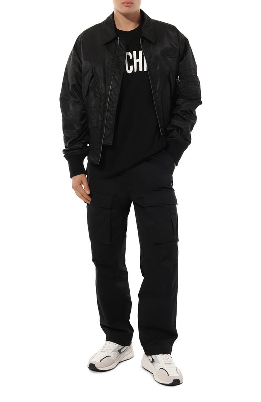 фото Хлопковая футболка moschino