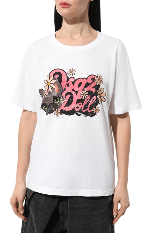 фото Хлопковая футболка dsquared2