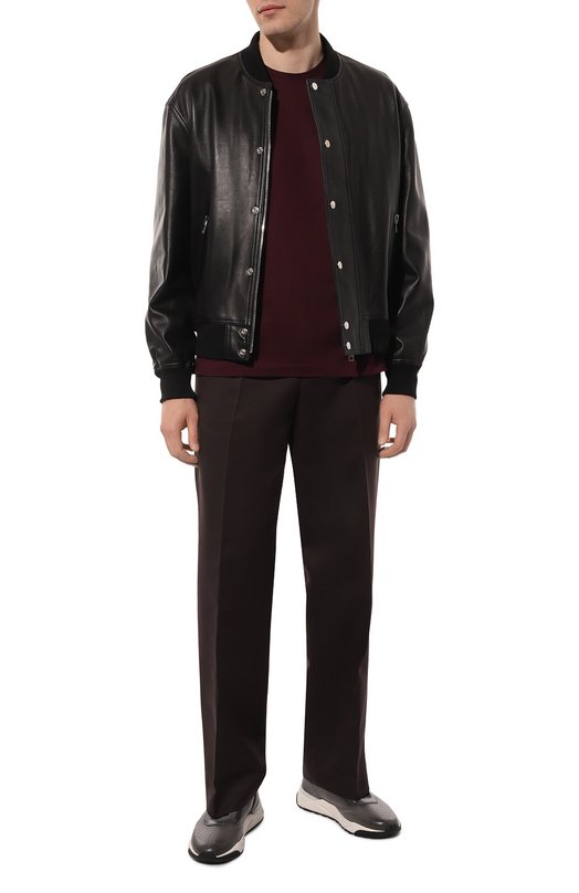 фото Кожаные кроссовки santoni