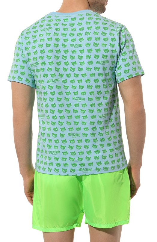 фото Хлопковая футболка moschino