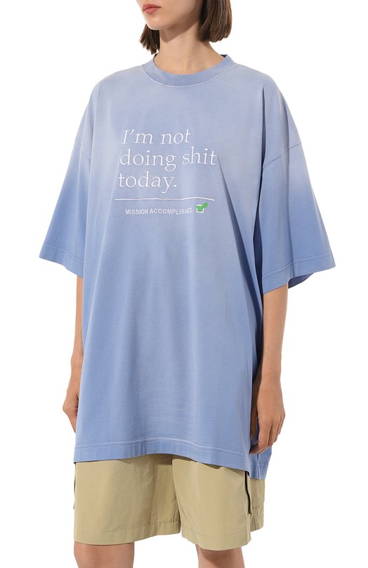 фото Хлопковая футболка vetements