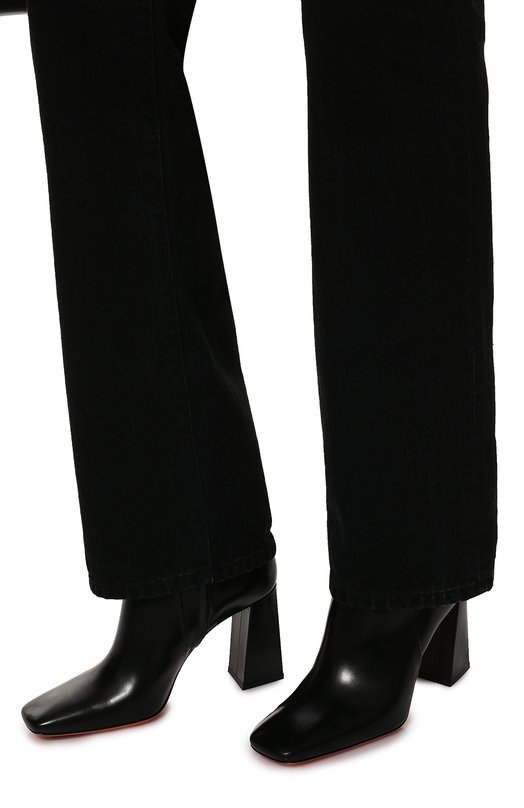 фото Кожаные ботильоны santoni