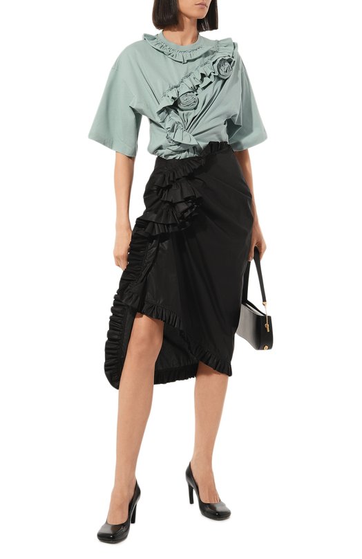 фото Хлопковая футболка dries van noten