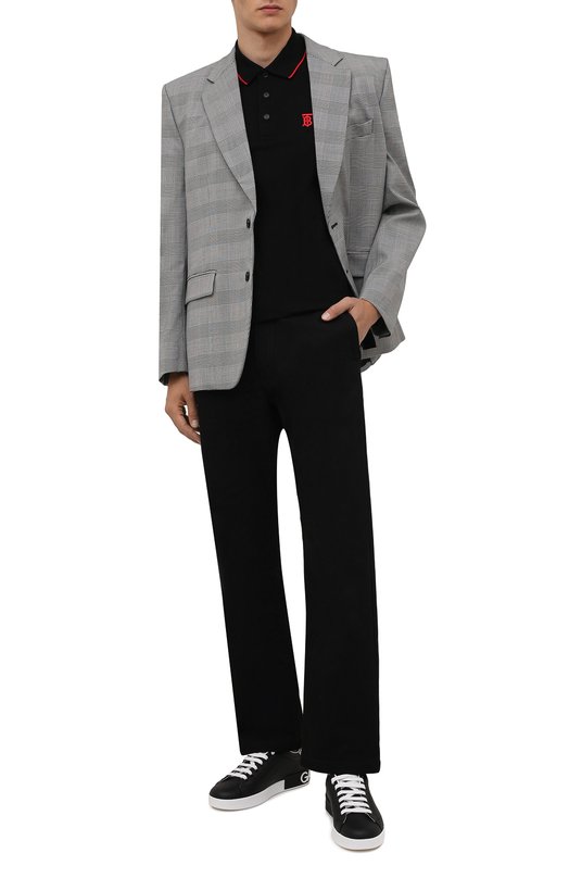 фото Хлопковое поло burberry