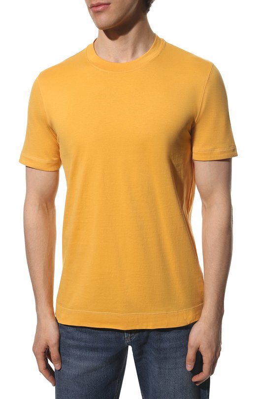 фото Хлопковая футболка brunello cucinelli