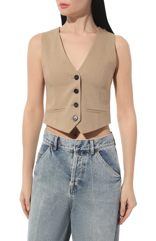 фото Жилет из вискозы msgm