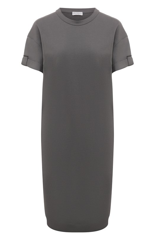 фото Хлопковое платье brunello cucinelli