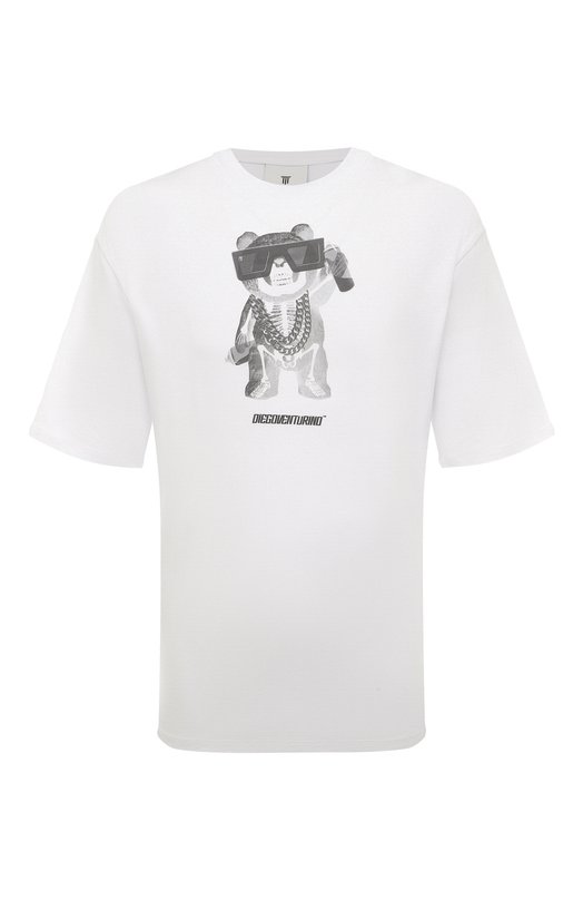 фото Хлопковая футболка diego venturino