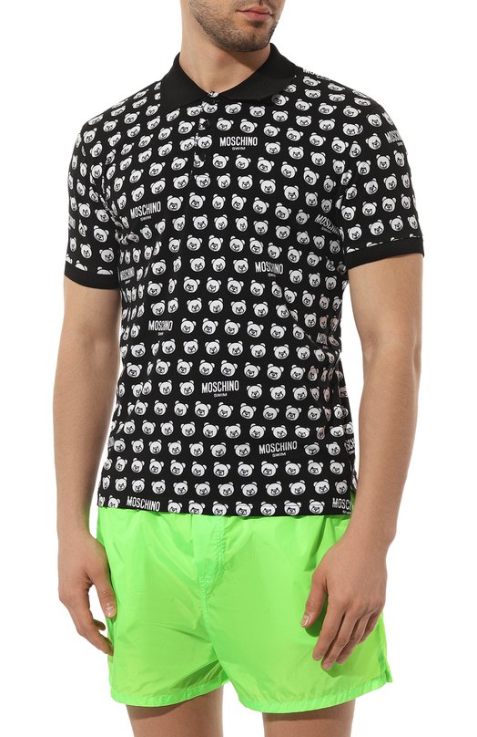 фото Хлопковое поло moschino