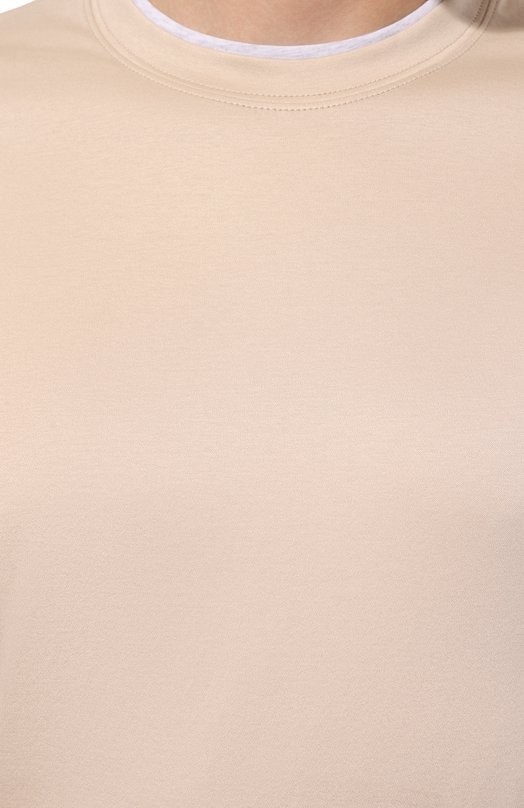 фото Хлопковая футболка brunello cucinelli