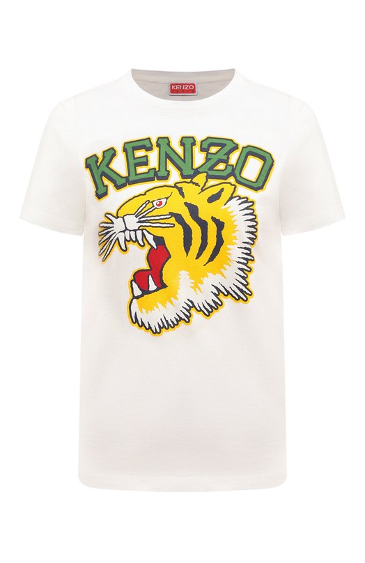 фото Хлопковая футболка kenzo