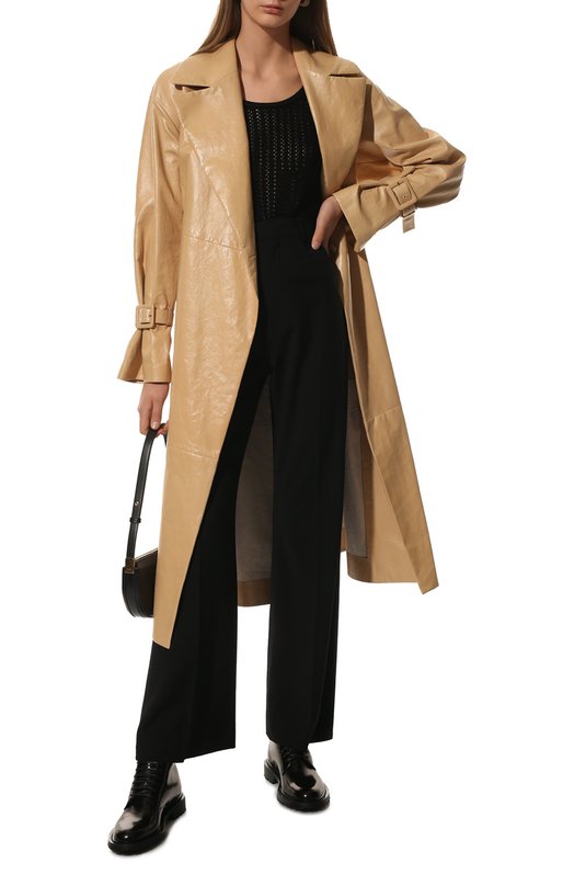 фото Кожаные ботинки army saint laurent