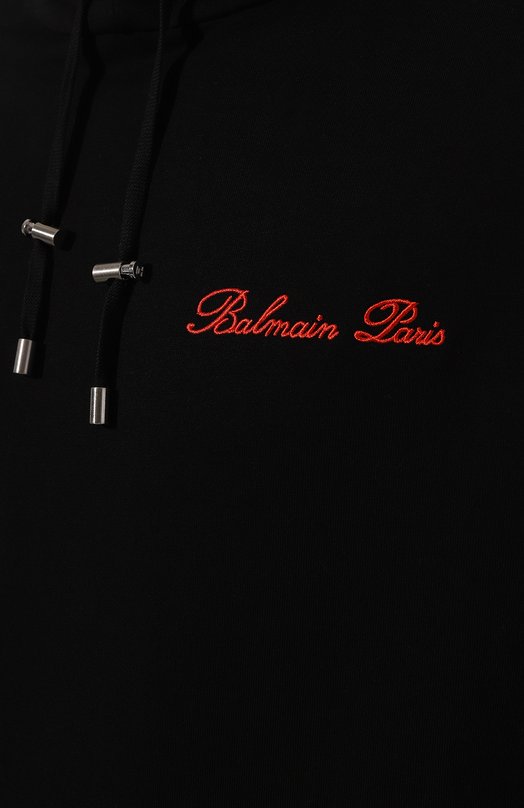 фото Хлопковое худи balmain