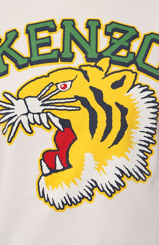 фото Хлопковая футболка kenzo