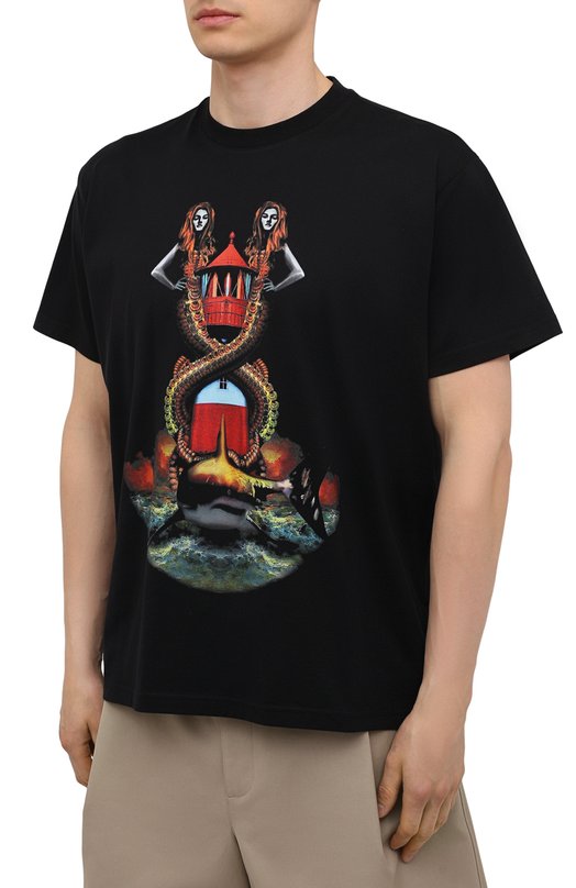 фото Хлопковая футболка burberry