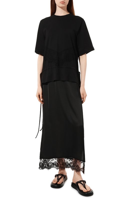 фото Хлопковое платье msgm