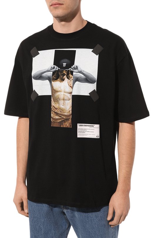 фото Хлопковая футболка diego venturino