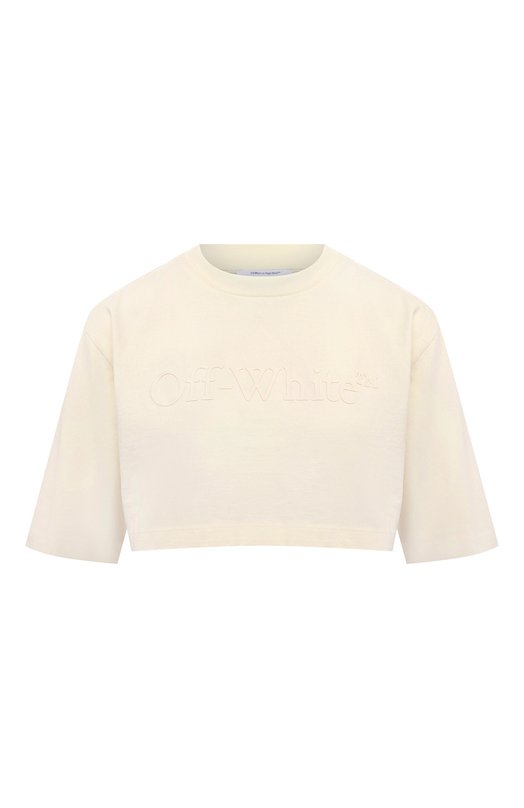 фото Хлопковая футболка off-white