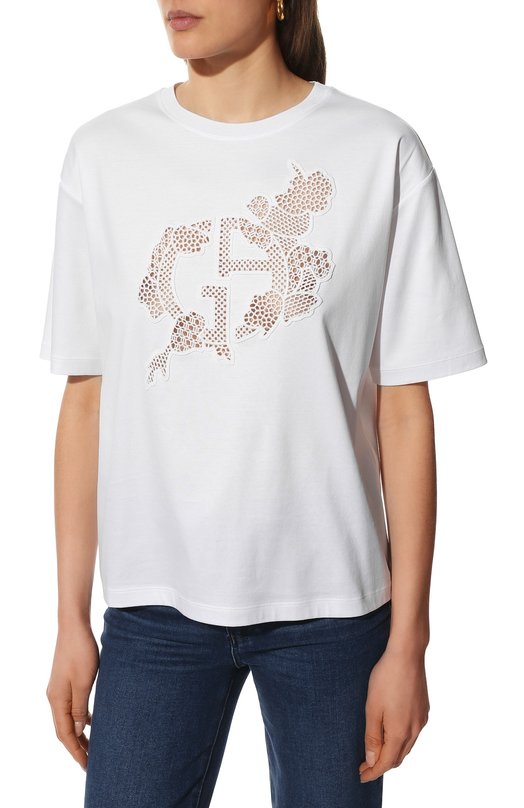 фото Хлопковая футболка giorgio armani