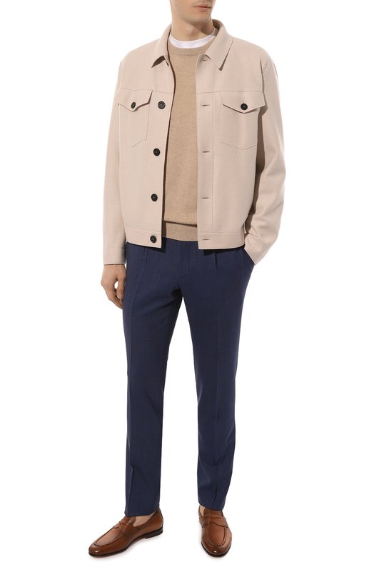 фото Шерстяные брюки canali