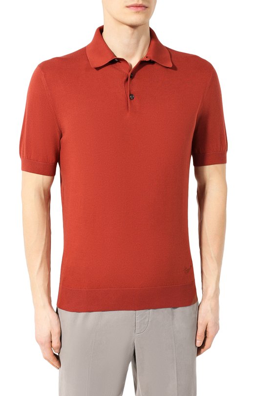 фото Хлопковое поло ermenegildo zegna