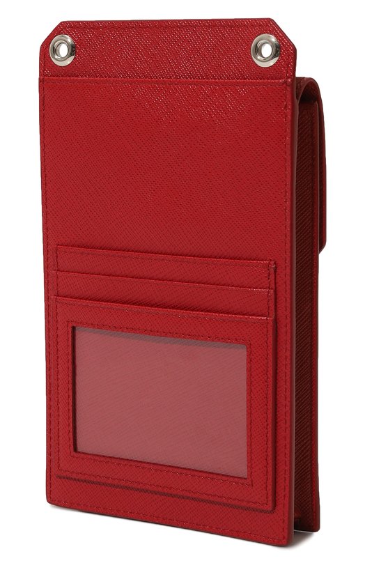 фото Кожаный чехол для телефона prada
