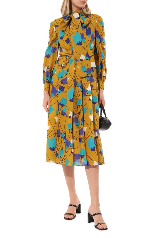 фото Платье изо льна и хлопка gucci