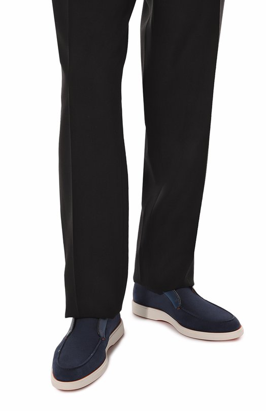 фото Замшевые ботинки santoni