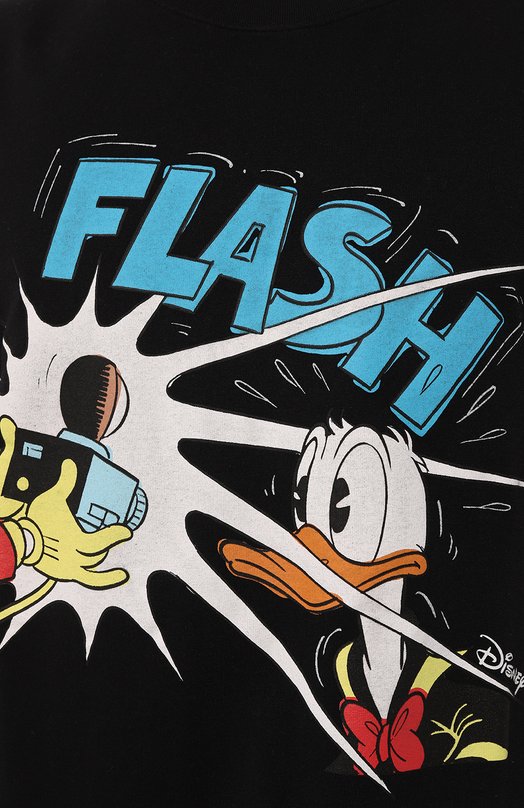 фото Хлопковая футболка disney x gucci gucci