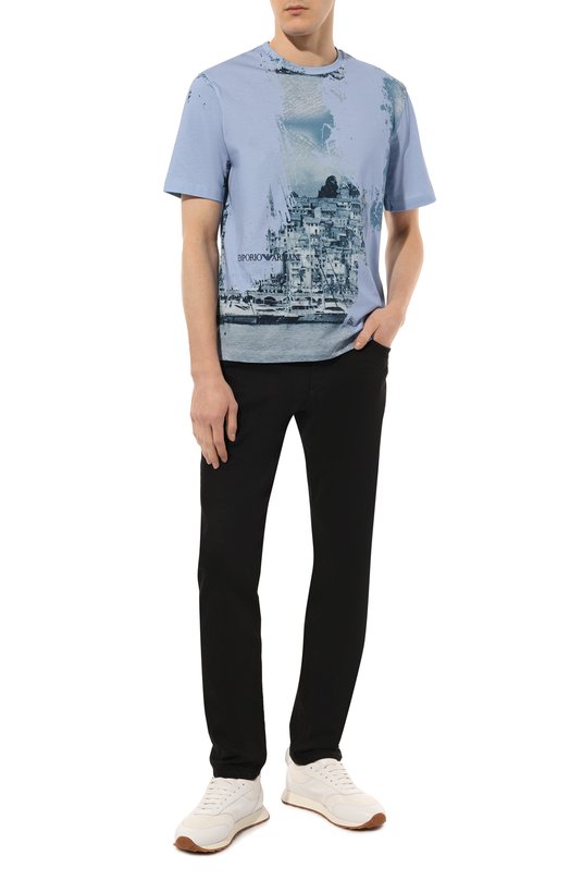 фото Хлопковая футболка emporio armani