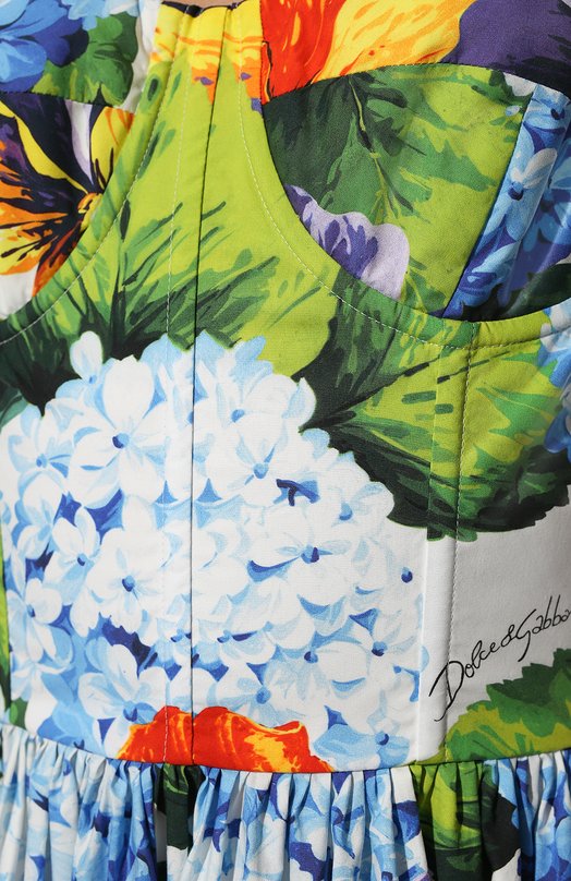 фото Хлопковое платье dolce & gabbana